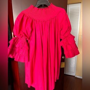 Raspberry color fun summer swing dress, size M, NWT